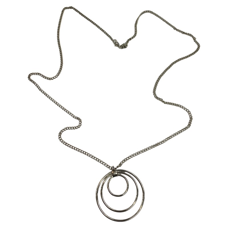 Necklace, Silver, Size: None
