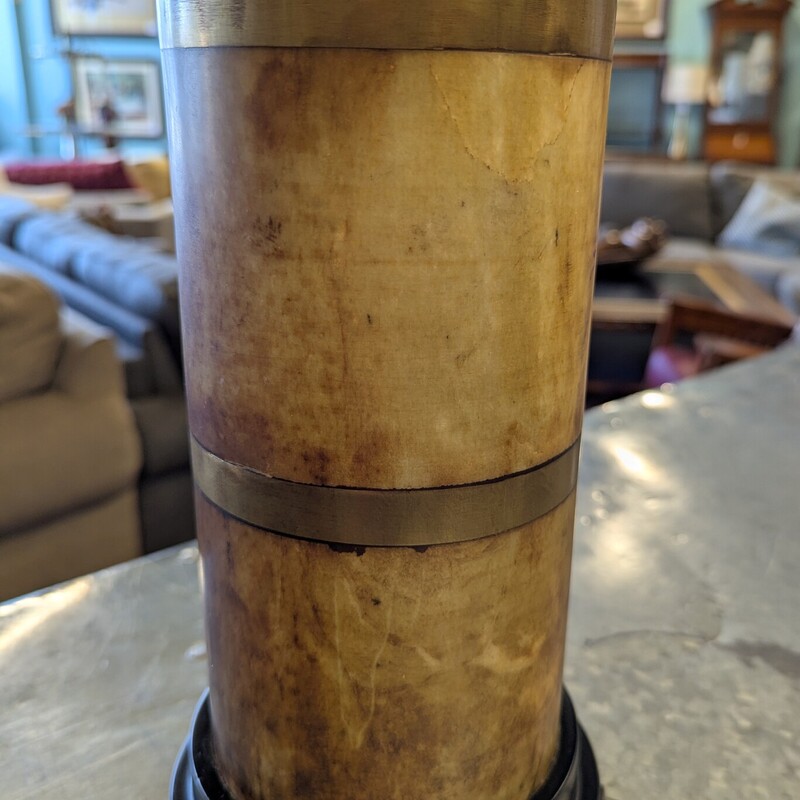 Segmented Marble Table, Browns,
12 x 27