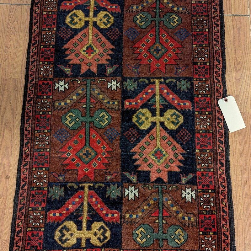 Handmade Persian Rug, Multi, Size: 2.4 X 3.10