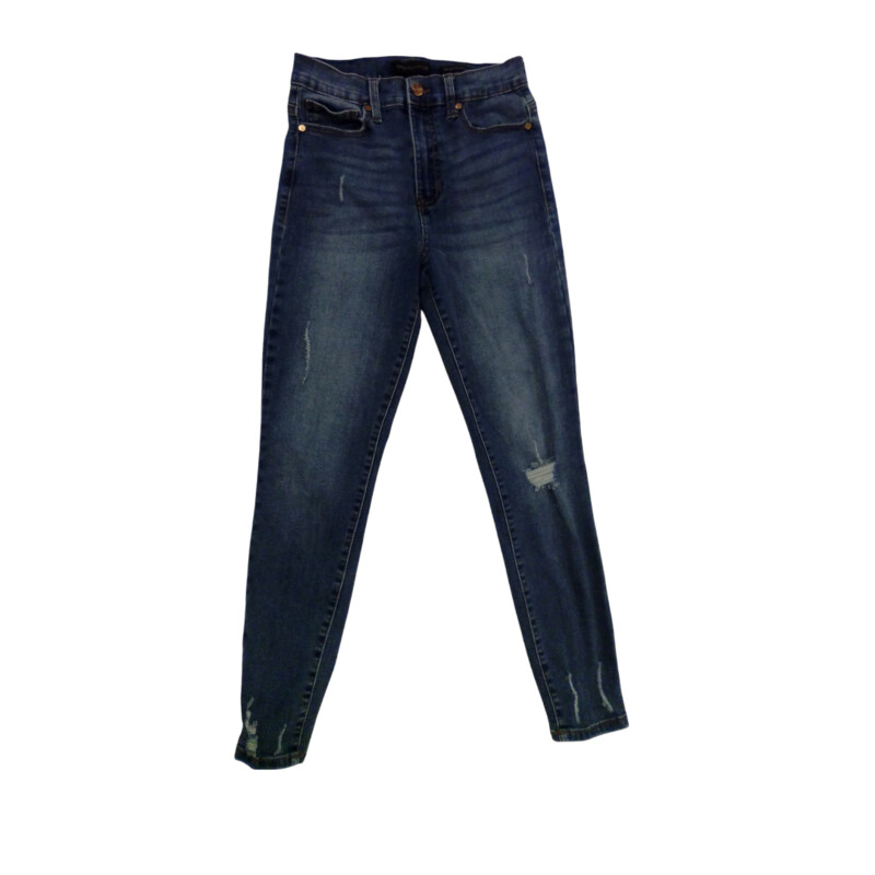 Pants: Skinny Destressed
