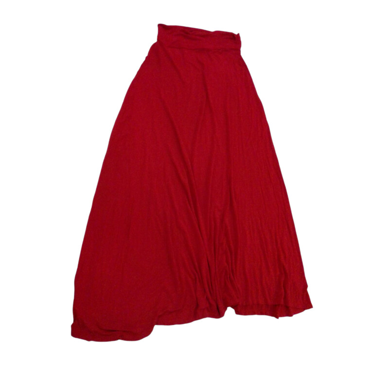 Skirt: Long Red