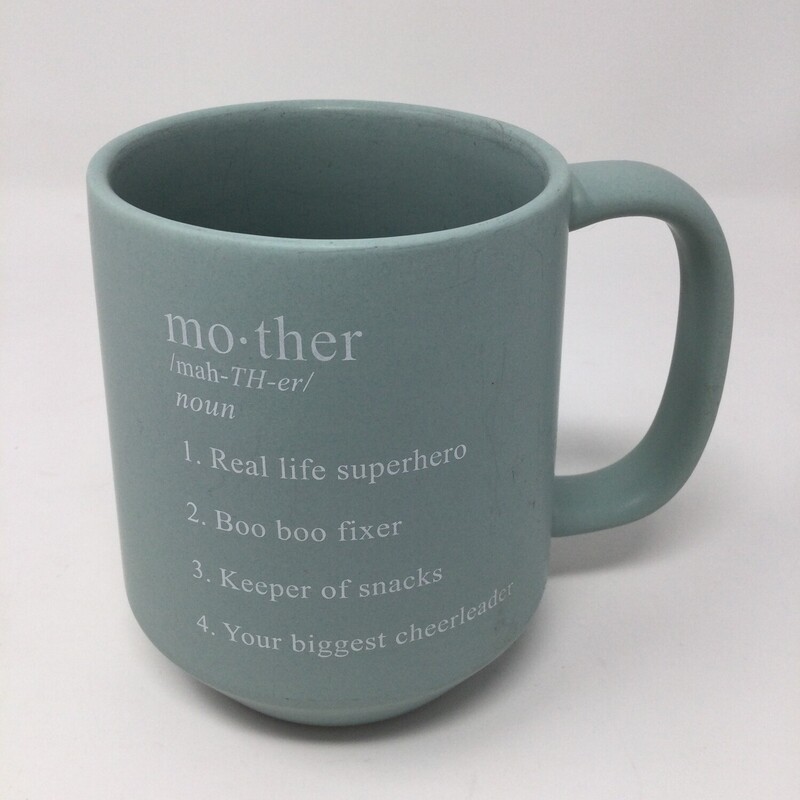 Indigo Mother Mug,
None,
Size: 4.5 X 5 In