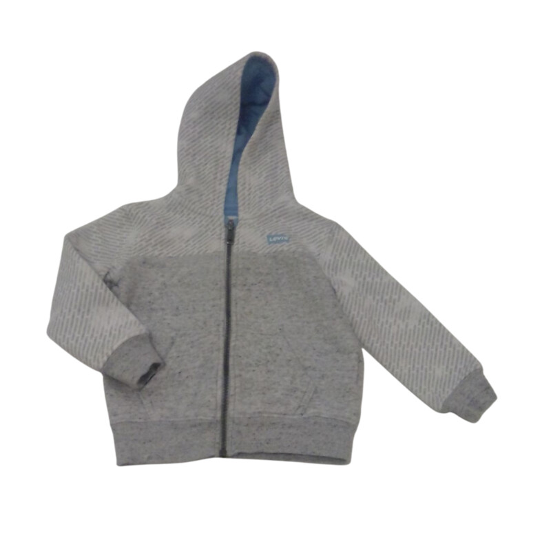 Sweater: Gray Zip Hoodie