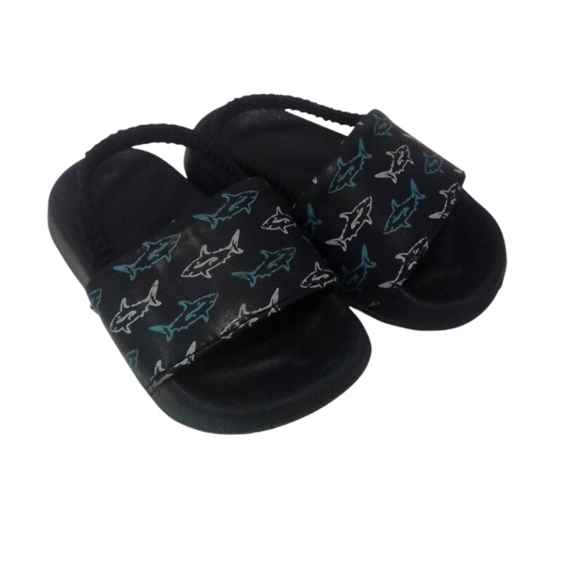 Sandals: Blue Shark