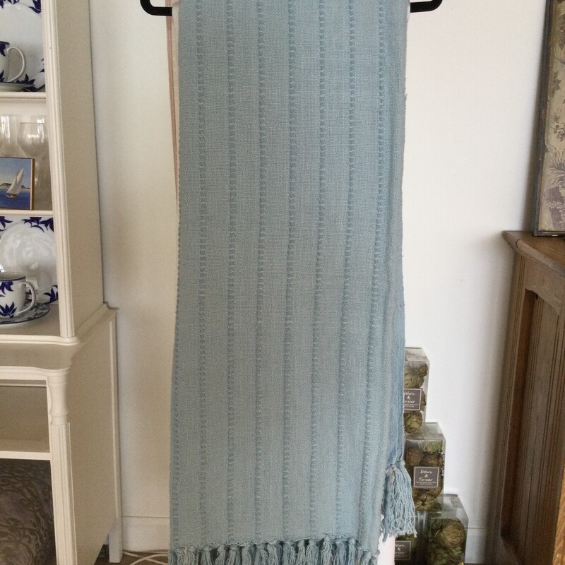 Woven Throw With Fringe