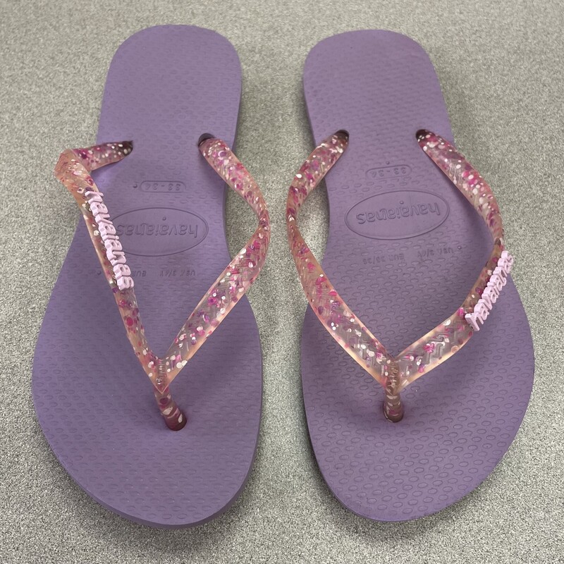 Havaianas Flip Flop, Lavander, Size: 3-4Y