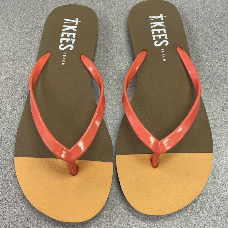 TKEES Beach Flip Flop, Multi, Size: 2Y