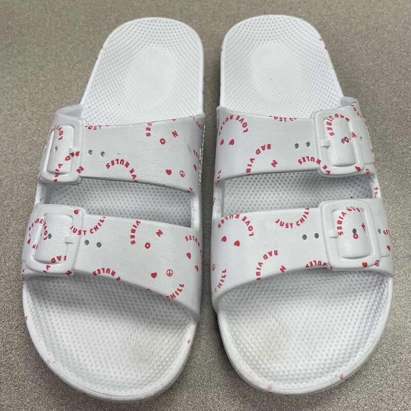 Moses Slides, White, Size: 3-4Y