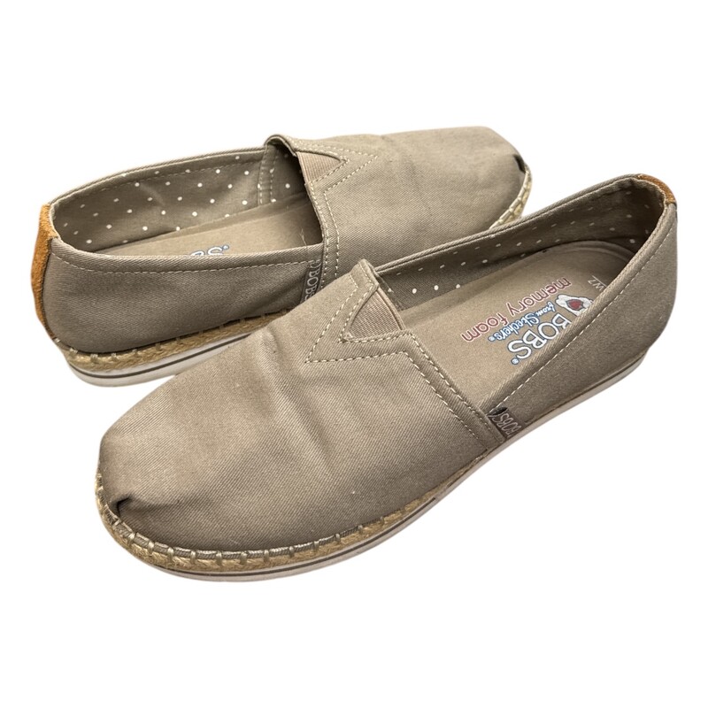 Bobs Sneakers, Brown, Size: 7