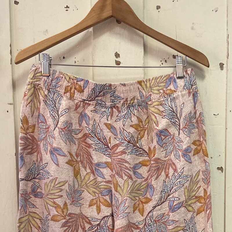 Og/Bu/Y Linen Flowy Pant<br />
Org/Blu/<br />
Size: Large