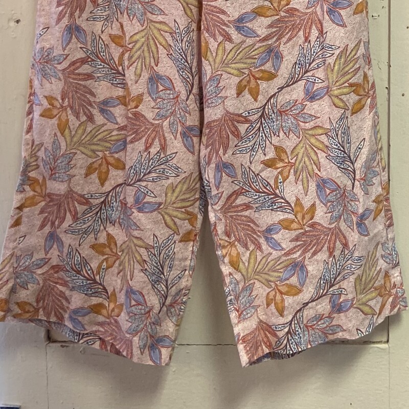 Og/Bu/Y Linen Flowy Pant<br />
Org/Blu/<br />
Size: Large