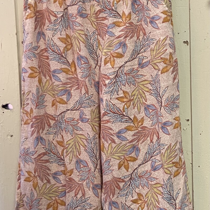 Og/Bu/Y Linen Flowy Pant<br />
Org/Blu/<br />
Size: Large