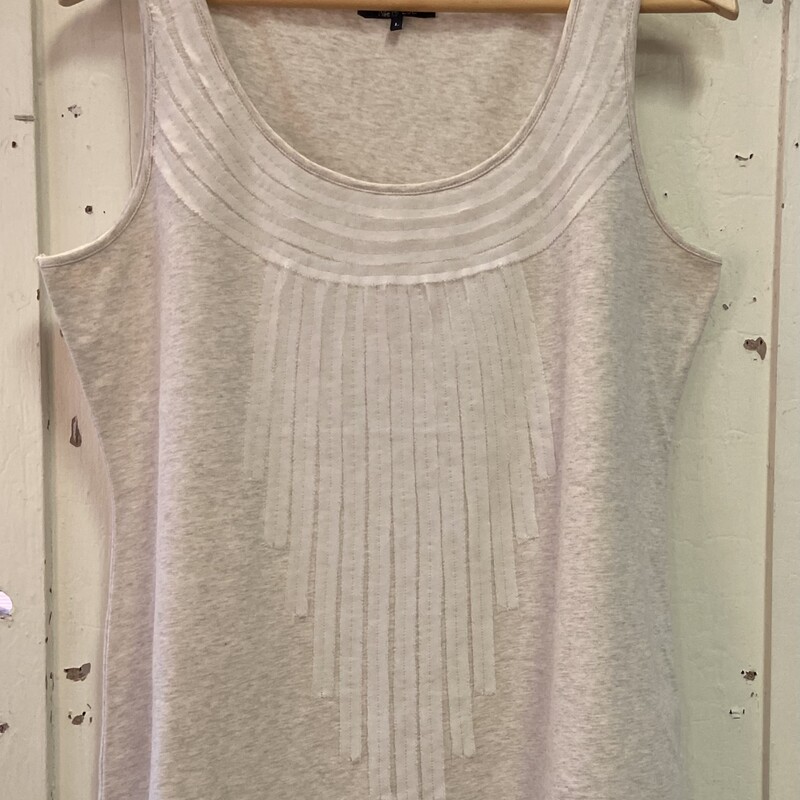 Oat Sheer Trim Tank<br />
Oat<br />
Size: L R $49