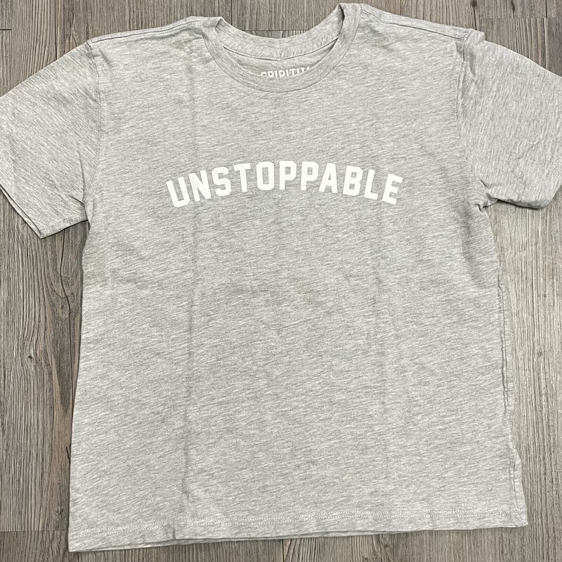 Spiritual Gangster Tee, Grey, Size: 8Y