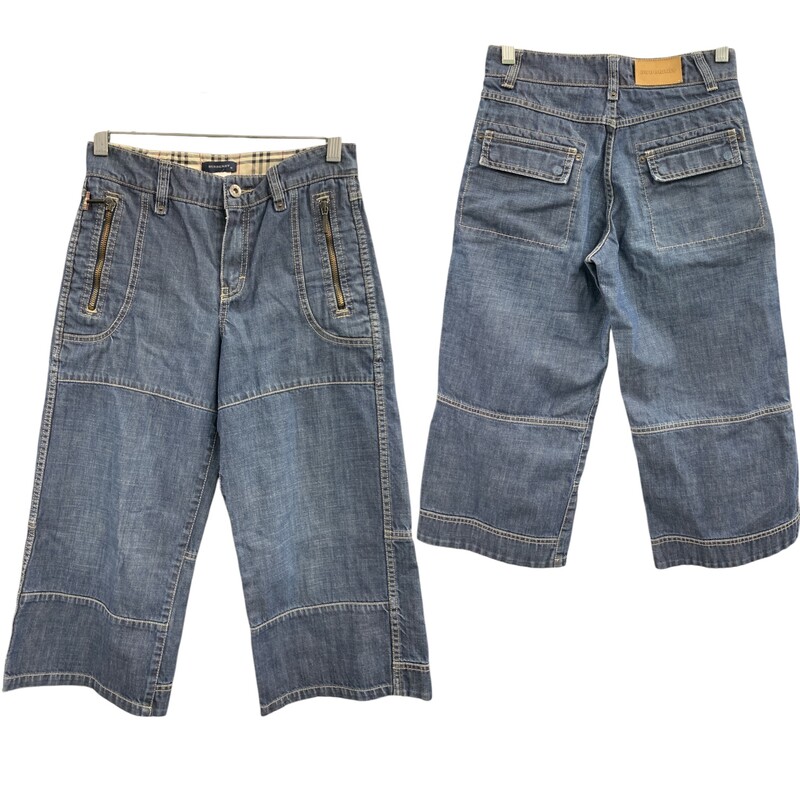 Burberry Capri, Blue, Size: Xs
