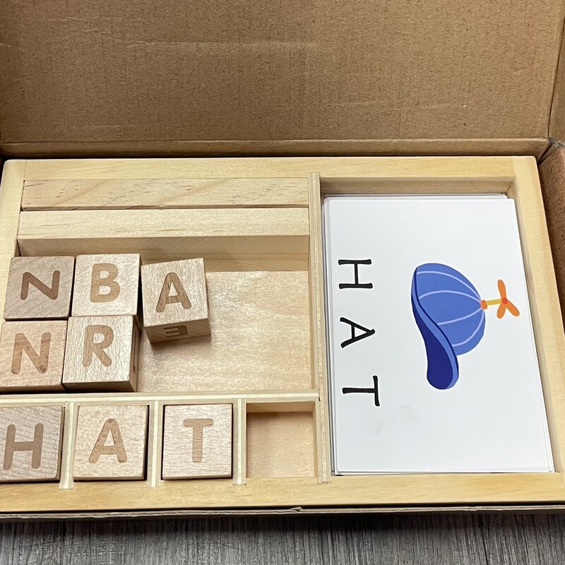 Wooden Spelling Card