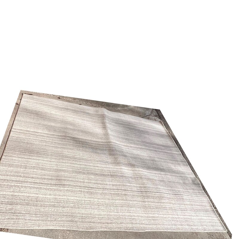 Modern Striped Rug, Tan/Gray, 7ft 2in x 7ft 10in