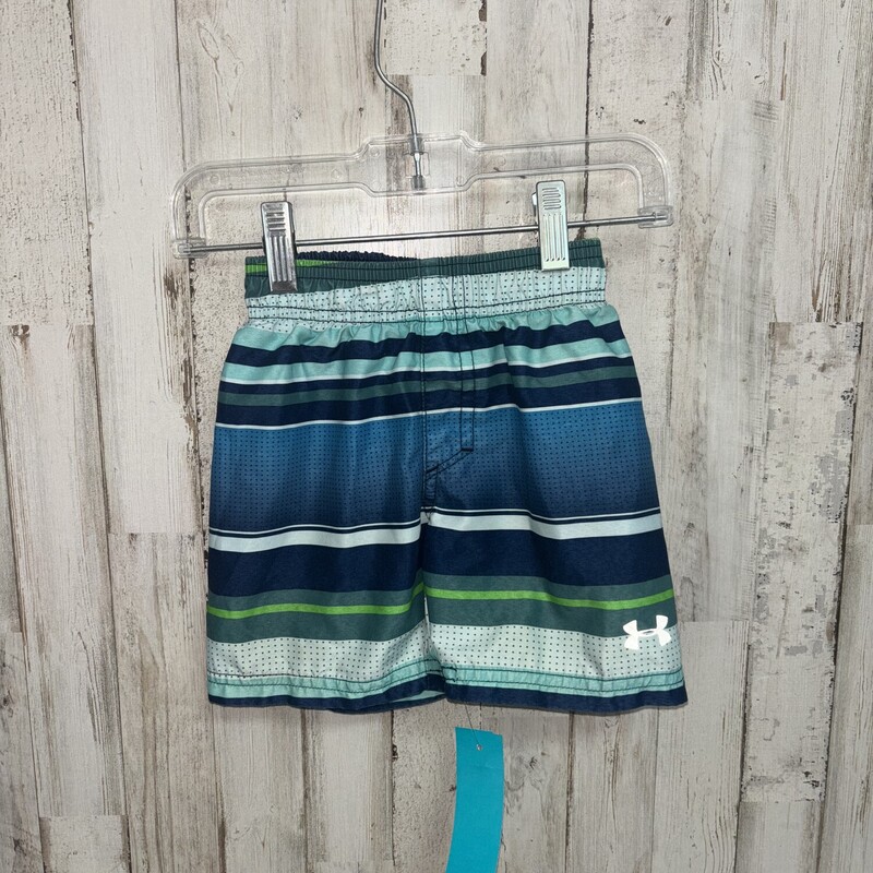18m Blue Stripe Swim Shor, Blue, Size: Boy 12-24m