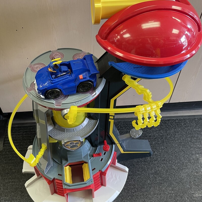 Paw Patrol Super Mighty Pups Look Out Tower Set, Multi, Size: Pre-owned
