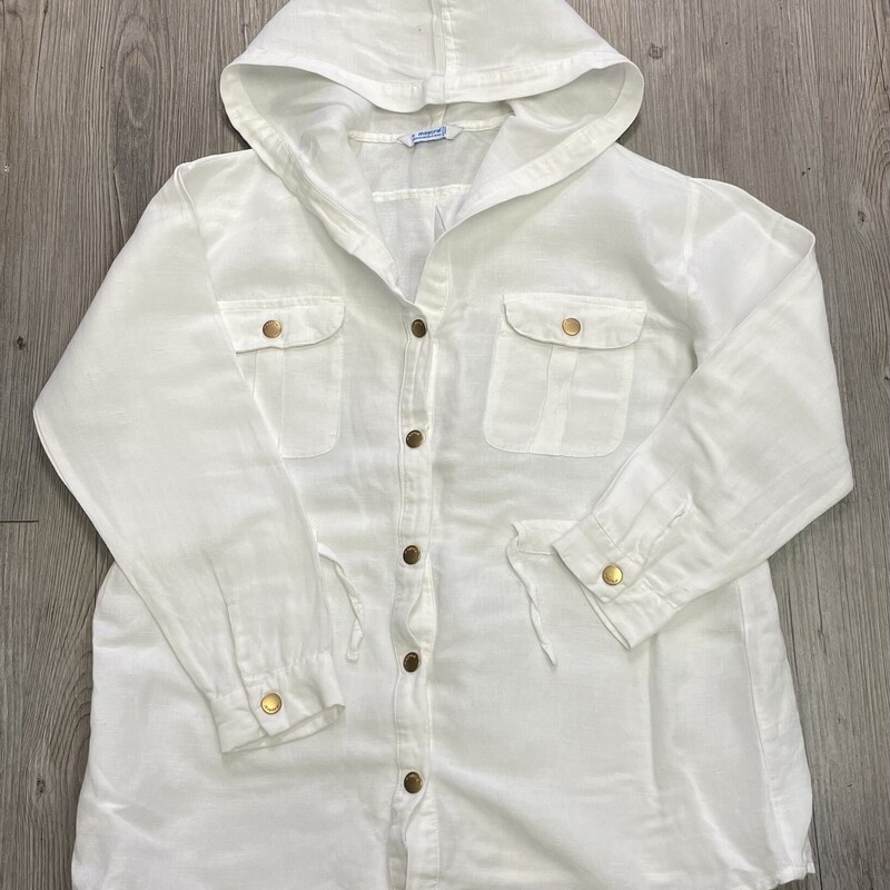 Mayoral Linen Hooded Ls
