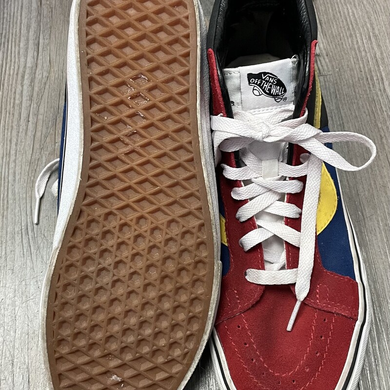 Vans Suede Hightop Shoes, Multi, Size: 9Y Men
10.5Y women