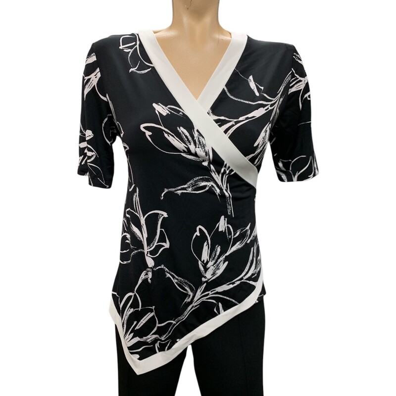 Laura, Blk/whit, Size: S