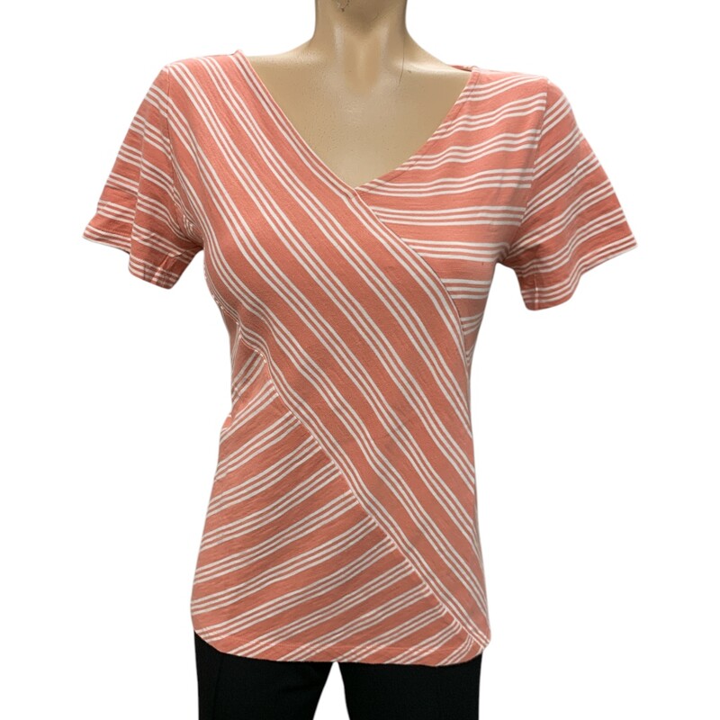 Coral Bay, Salmn/wh, Size: S