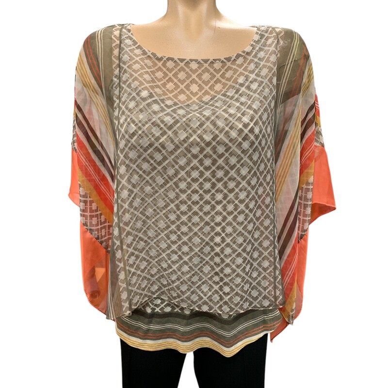 Style & Co W/ Tank, Multi, Size: S