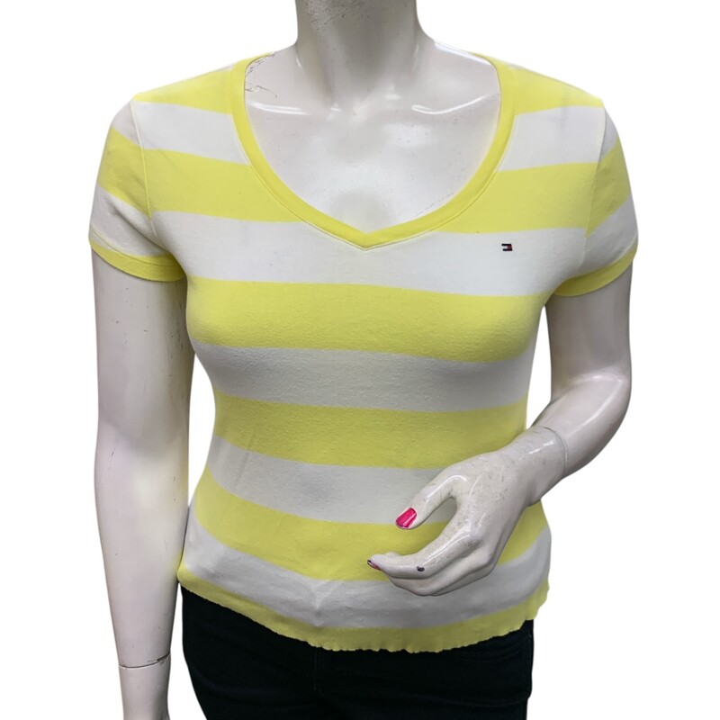 Tommy Hilfiger, Yellw/wh, Size: L