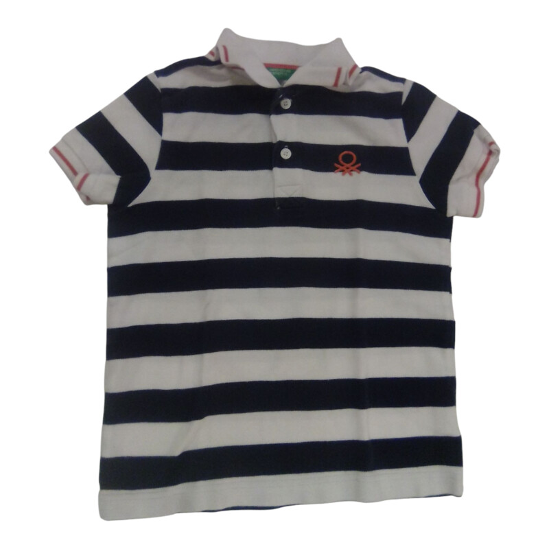 Shirt: Polo W Blue Stripe