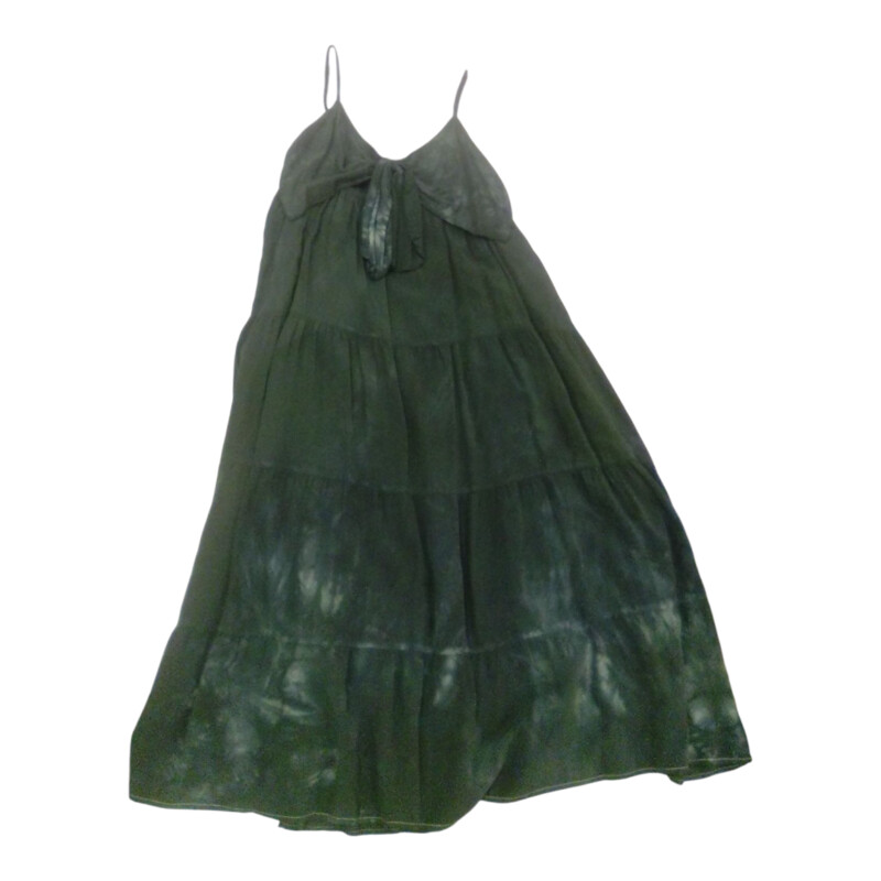 Dress: Dark Green Tye Dye