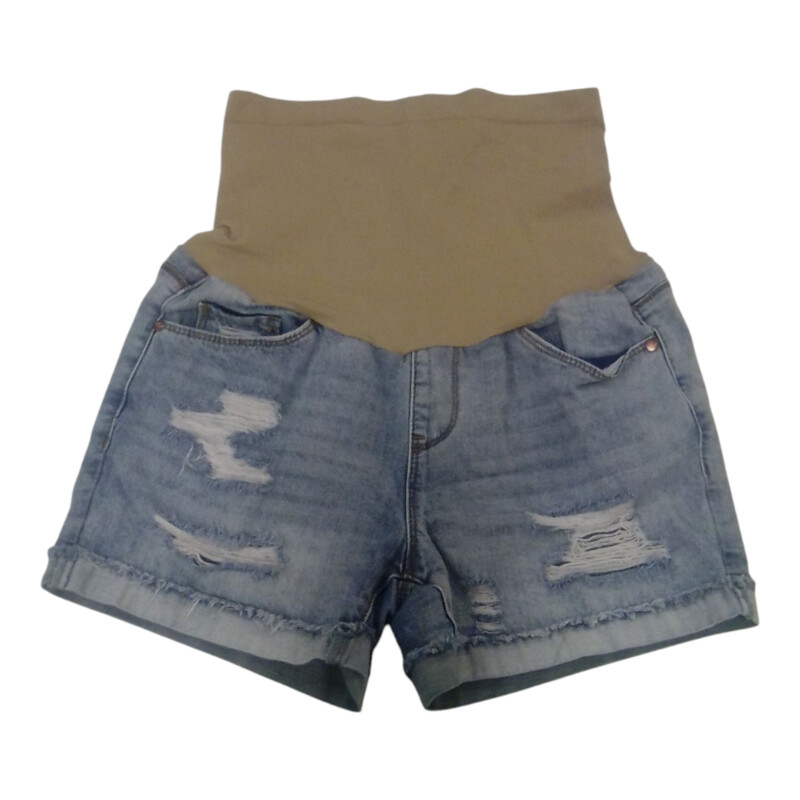 Shorts: Denim Distressed