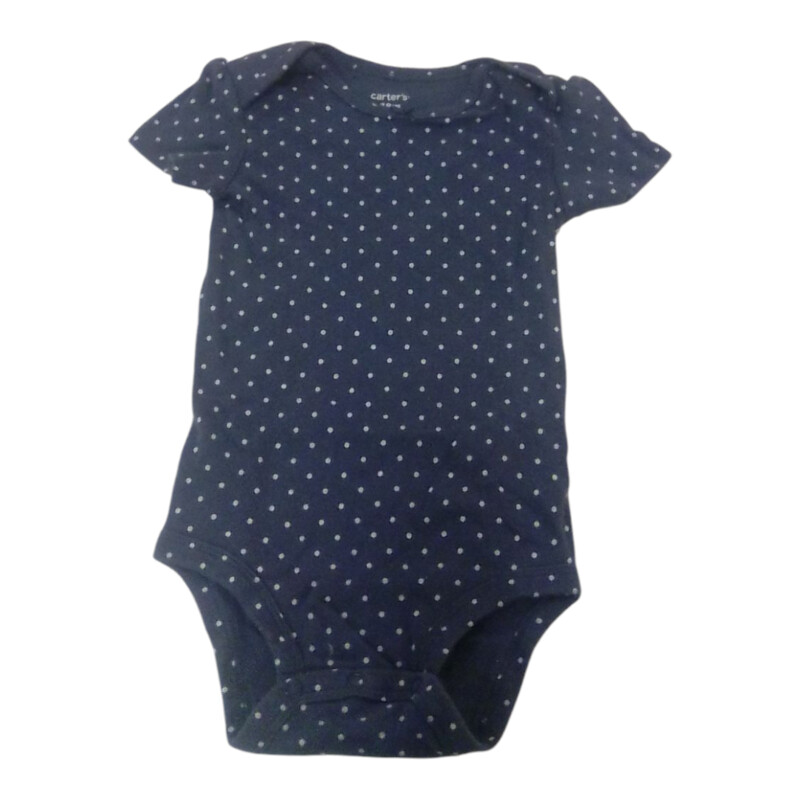 Onesie: Blue/White Dots