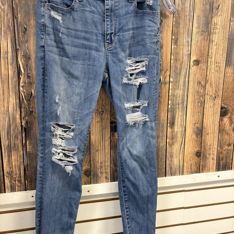 Distressed AE Jeans, Size: 12
