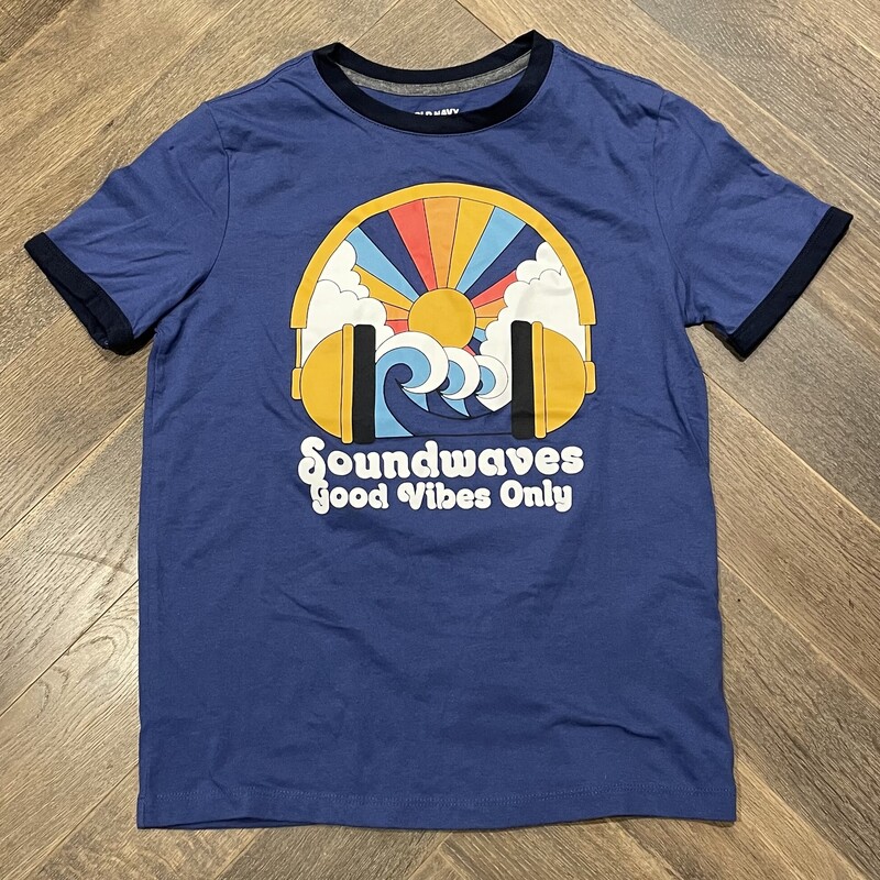 Old Navy Tee, Blue, Size: 10-12Y
