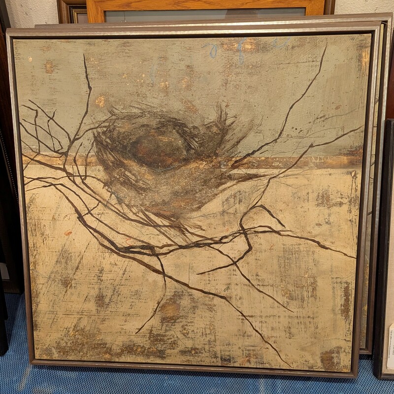 Abstract Birds Nest, Giclee, Canvas with Frame
33 x 33