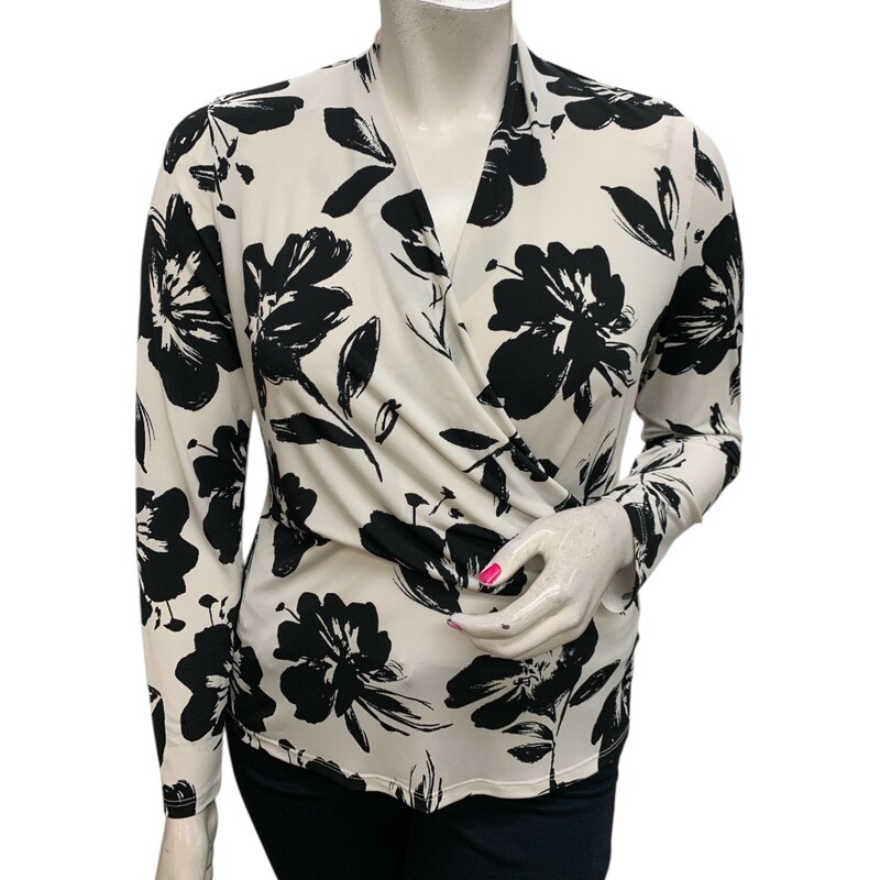 Laura, Blk/whit, Size: XL