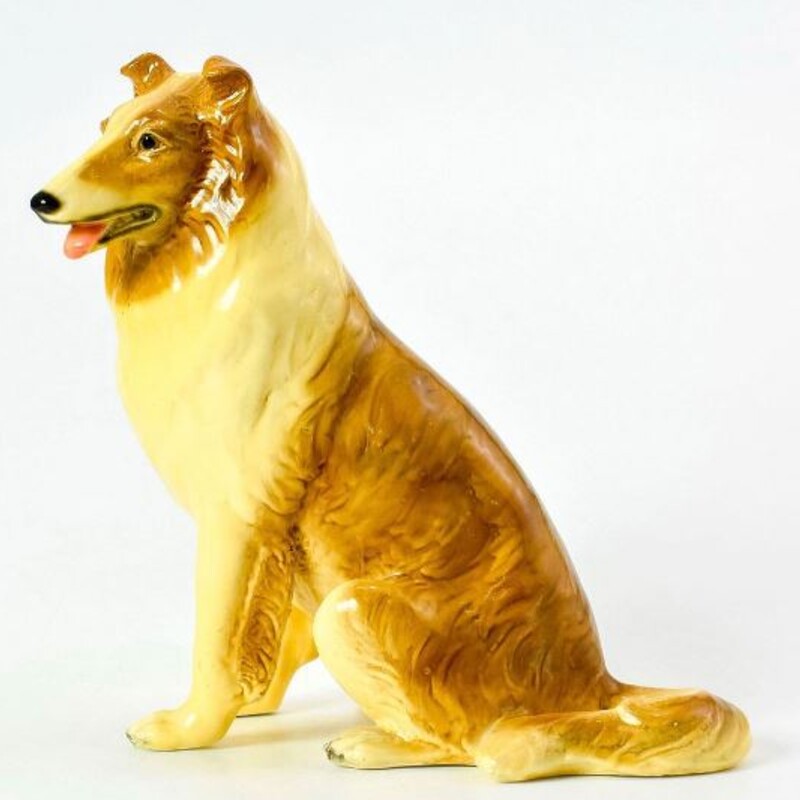 Studio Mortens Chalkware Collie Figurine
Orange Tan
Size: 5.5x6H