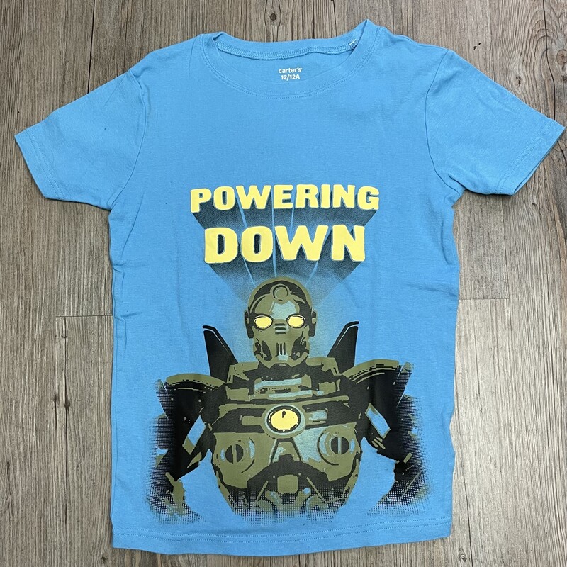 Carters Tee, Blue, Size: 12Y