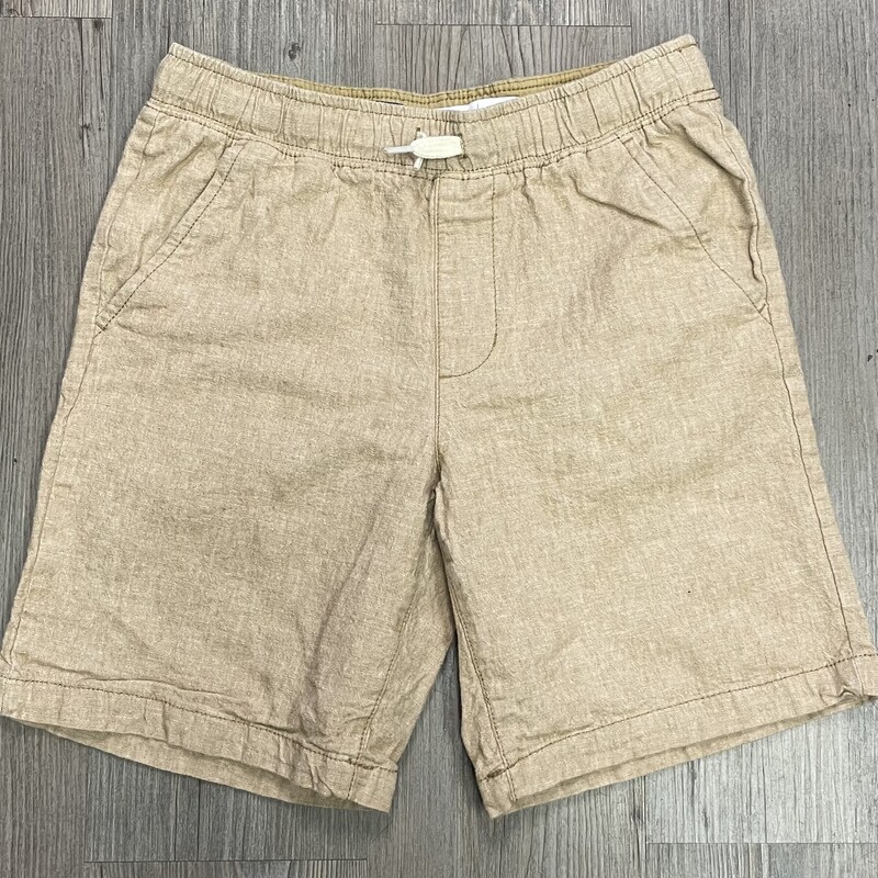 Old Navy Linen Blend Shorts, Brown, Size: 10-12Y