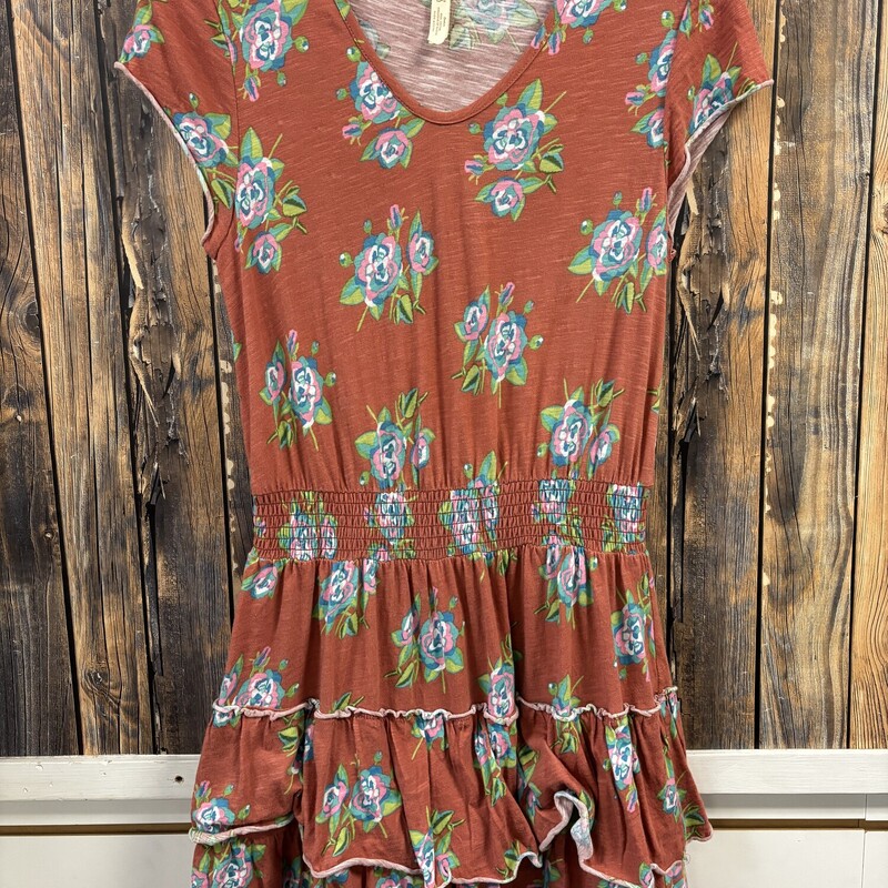Orange Floral MJ Dress, Size: XS