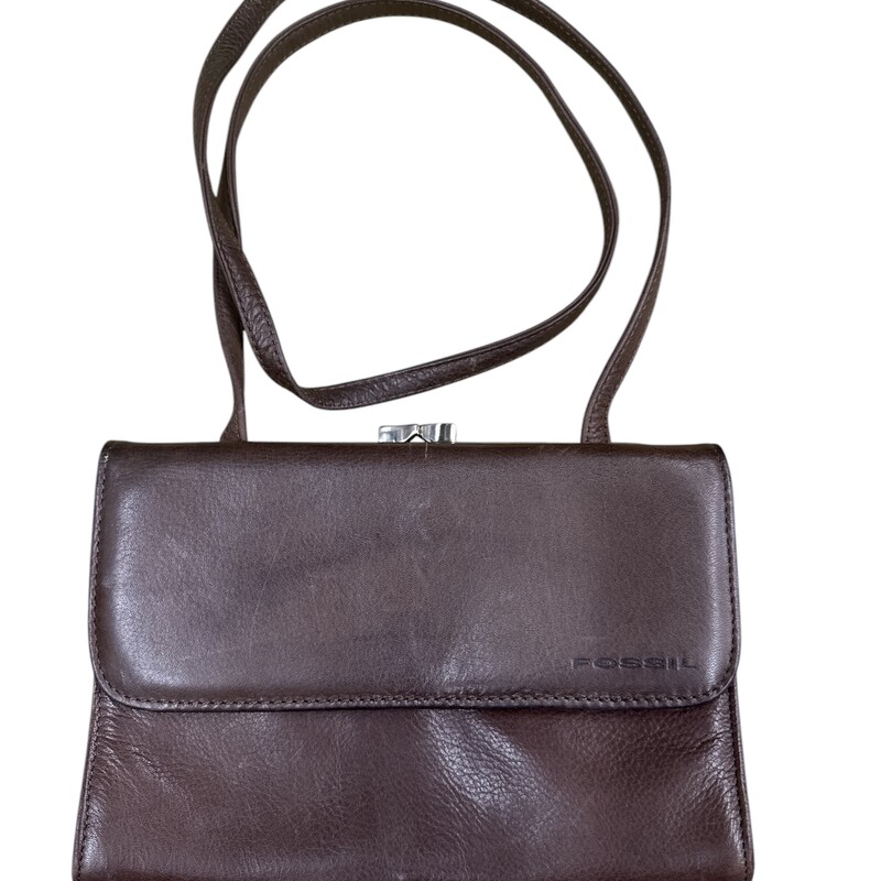 Fossil Crossbody, Brown, Size: S