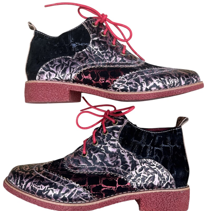 Laura VIta France S37, Burg/blk, Size: 6.5