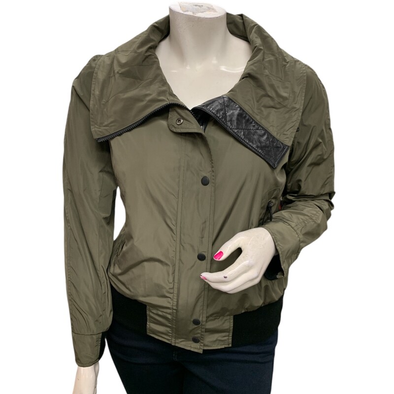 Danier Jacket Bomber, Olvgren, Size: L