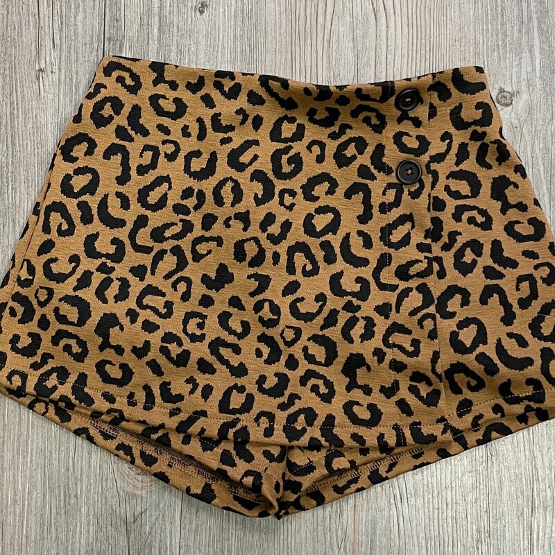 Old Navy Skort, Leopard, Size: 6-7Y