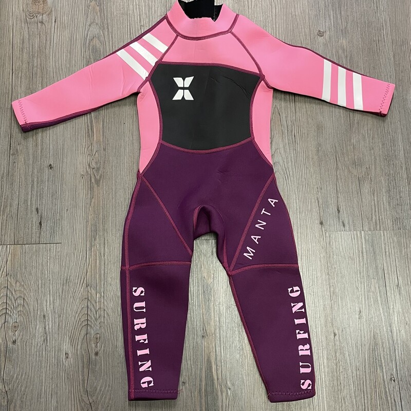Manta Wet Suit, Multi, Size: 3-4Y