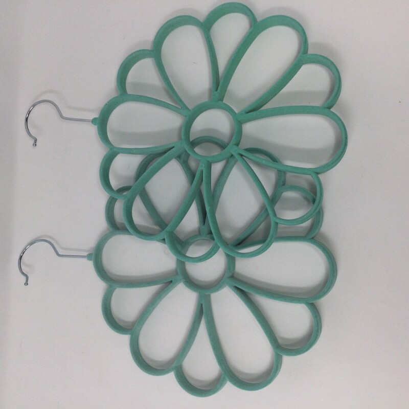 Flower Scarf Hangers (2)