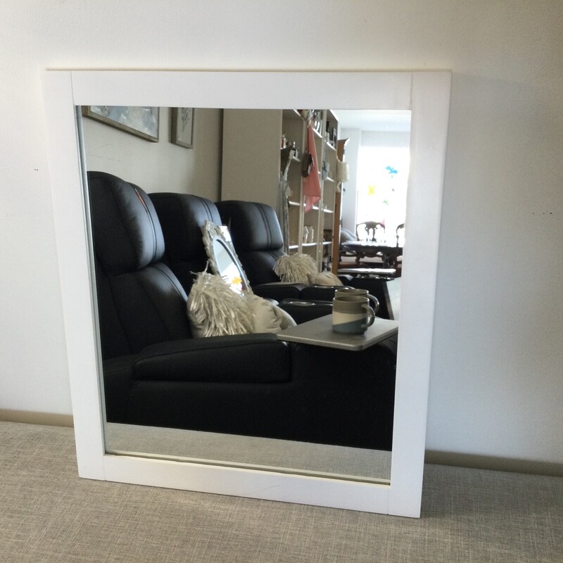 Rectangular Mirror/white