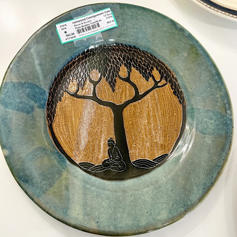 Plate Buddha TreeOfLife
