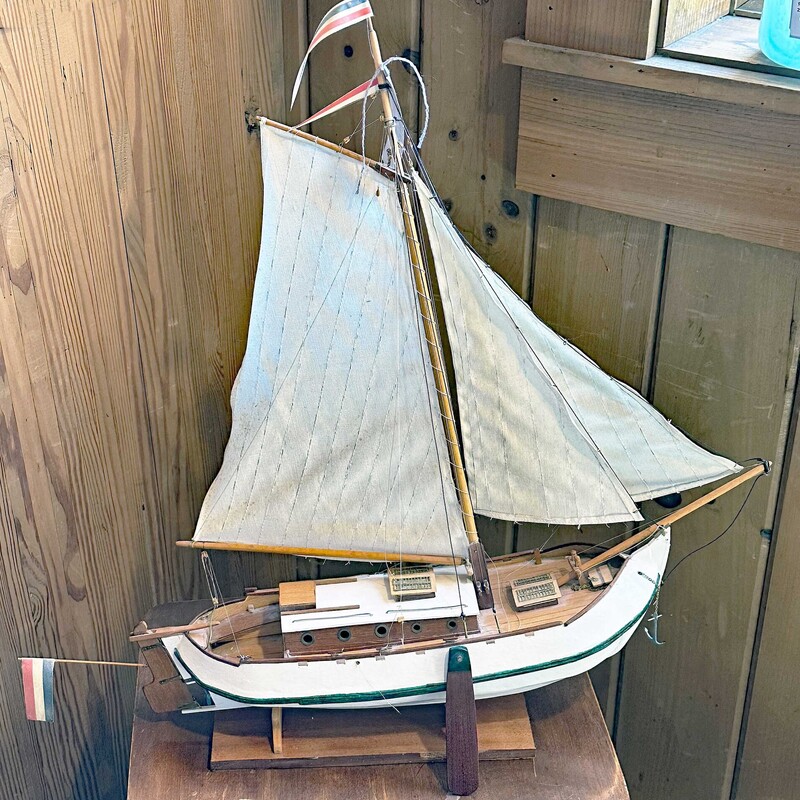Model Sailboat 24x6x23